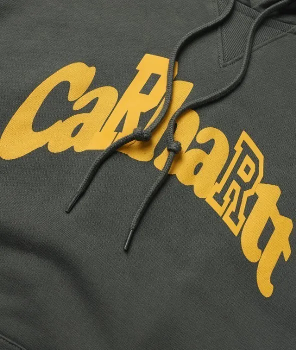 Carhartt Hoodies with Oversized Logo - Unisex Street Style Long Sleeves