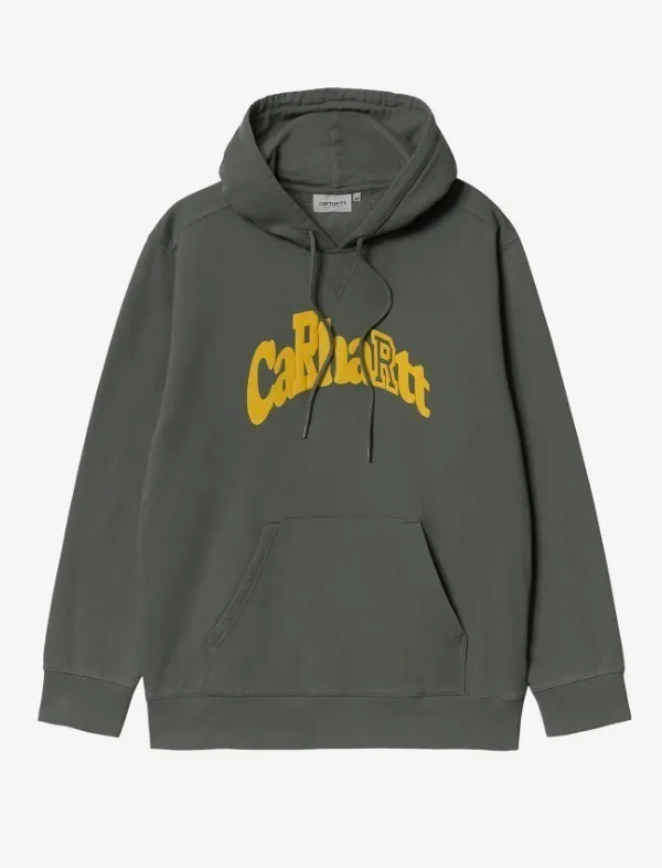 Carhartt Hoodies with Oversized Logo - Unisex Street Style Long Sleeves