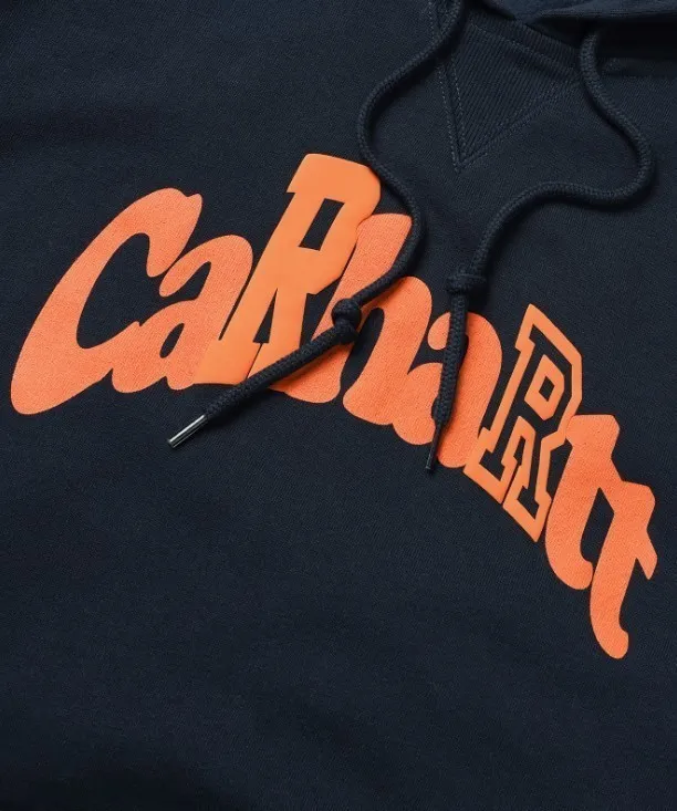 Carhartt Hoodies with Oversized Logo - Unisex Street Style Long Sleeves