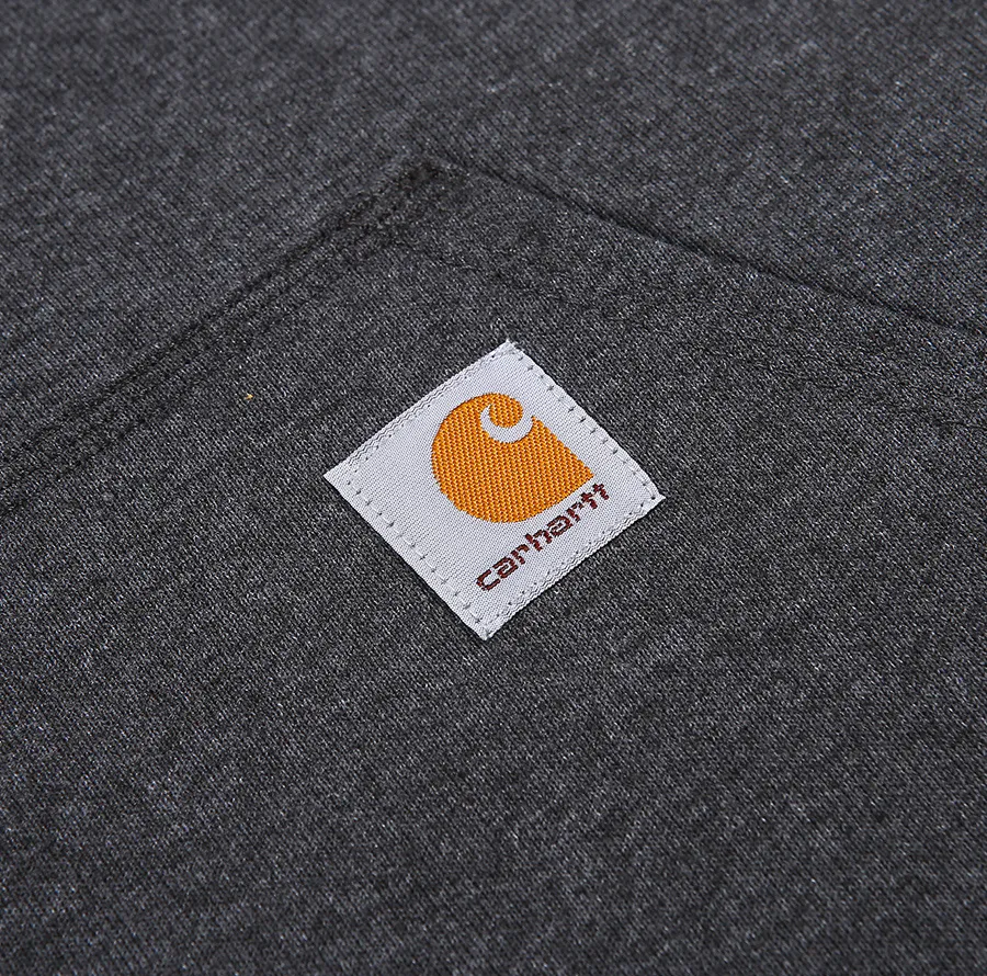 Carhartt Street Style Long Sleeve Cotton Logo Shirt