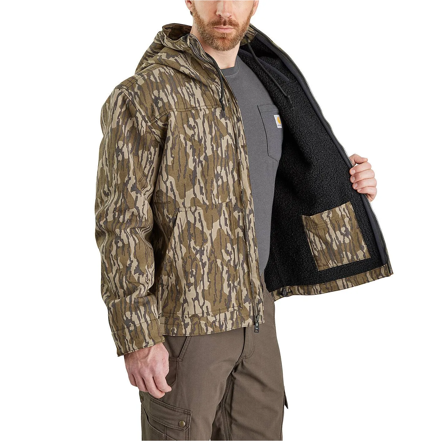 Carhartt Super Dux Sherpa-Lined Camo Active Jacket