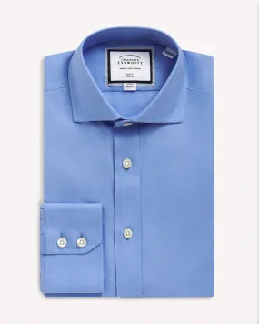 Charles Tyrwhitt Blue Slim Fit Twill Shirt