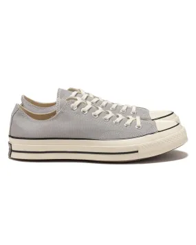 Chuck 70 Canvas Low Top Sneakers in Grey Area/Egret