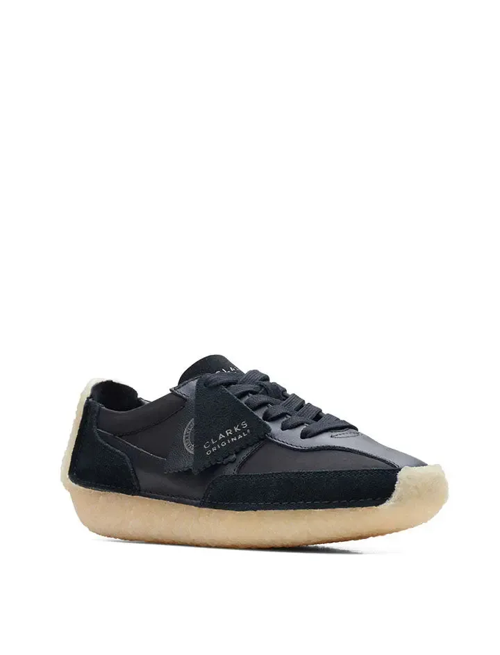 Clarks Natalie Run trainers for women in black.