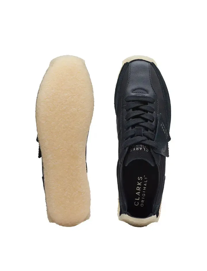 Clarks Natalie Run trainers for women in black.