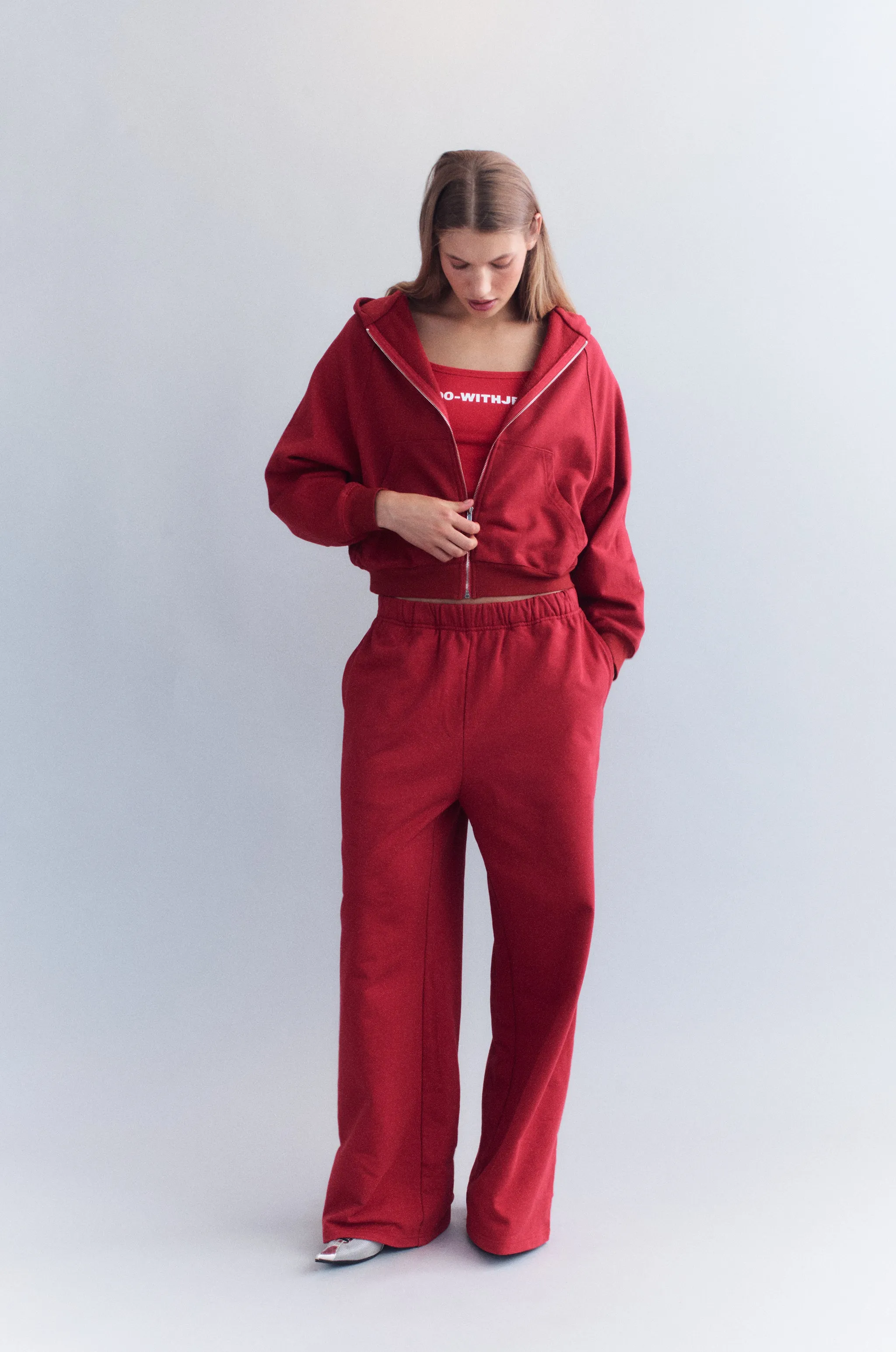 Classic Red Track Pant