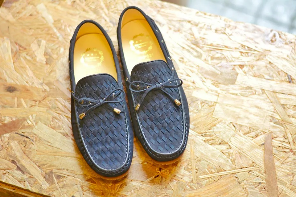 Classic Woven Loafer Nubuck Blue