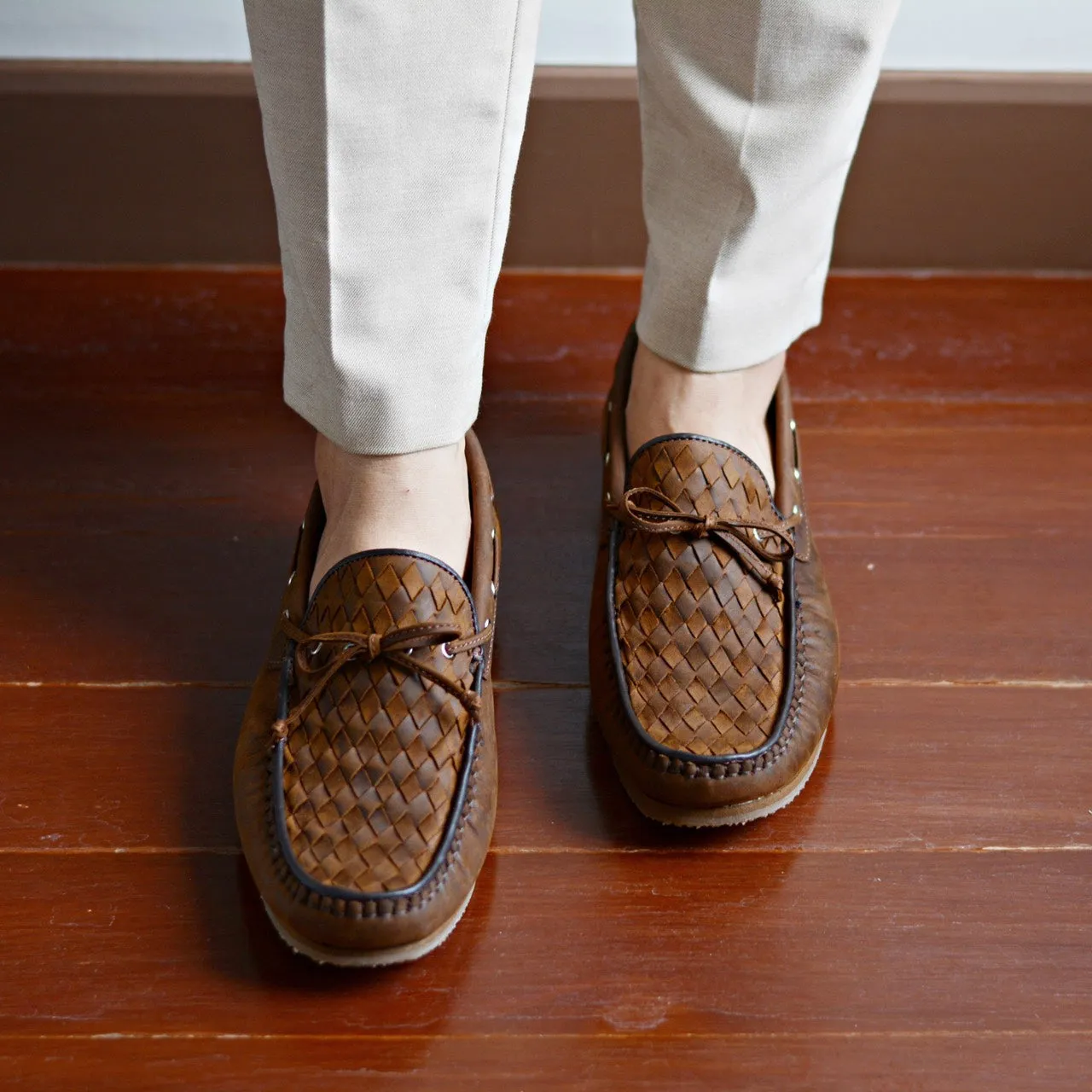 Classic Woven Loafer Nubuck Copper - buy online