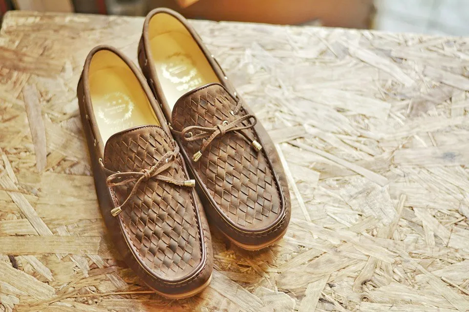 Classic Woven Loafer Nubuck Copper - buy online