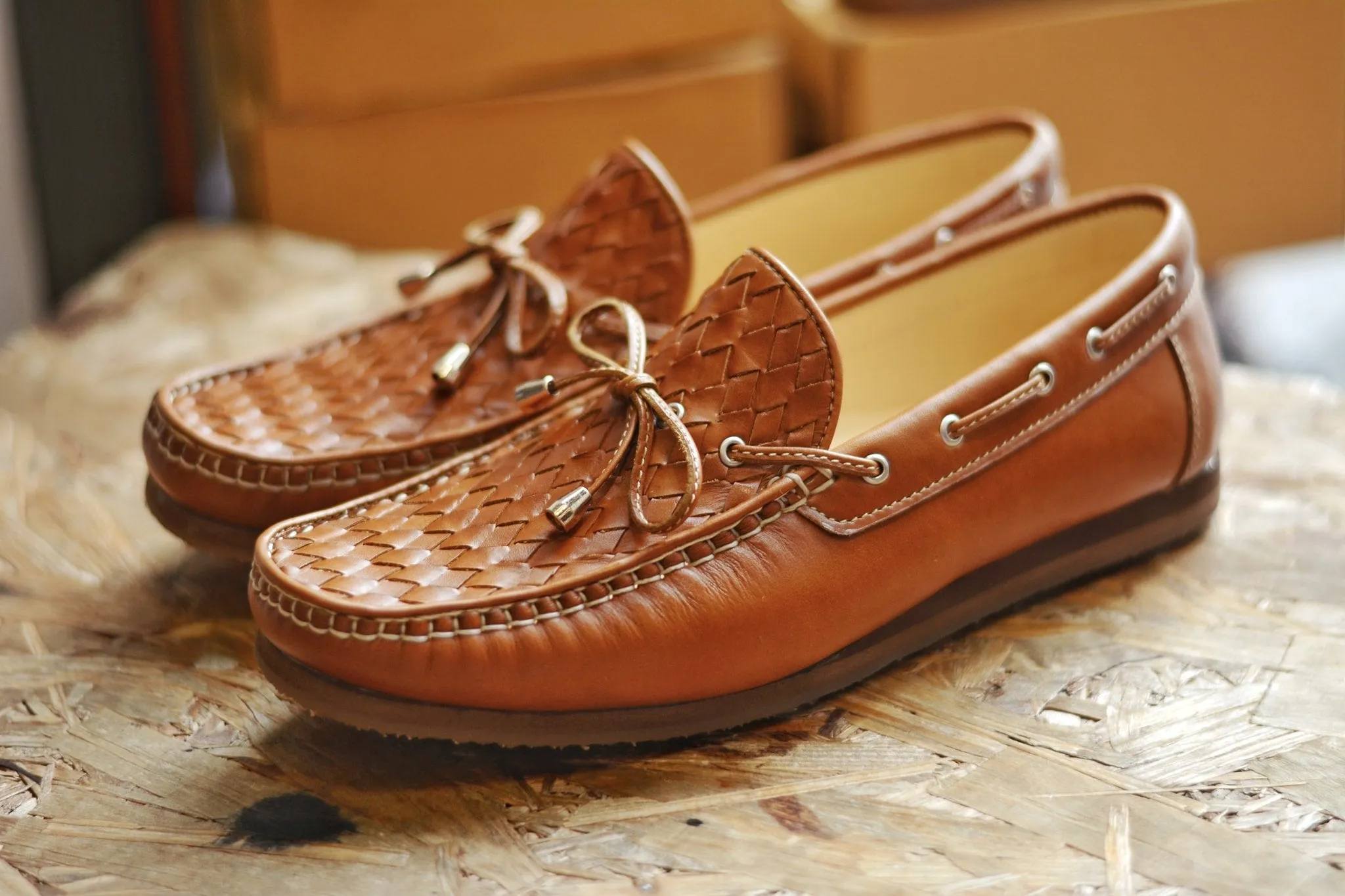 Classic Woven Loafer, Visky Brown