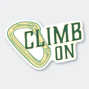 Climb On Sticker becomes Durable Rock Climbing Sticker - Best Quality and Design