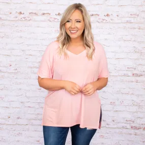 Comfortable Dusty Pink Travel Top