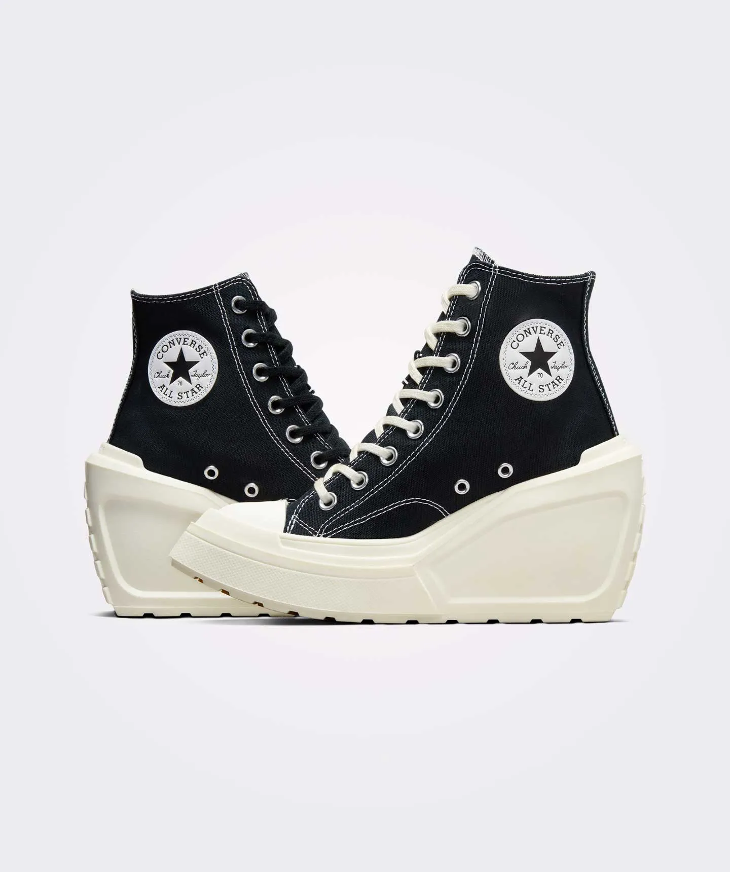 Converse Chuck 70 De Luxe Wedge Hi Black - Women's A06478C