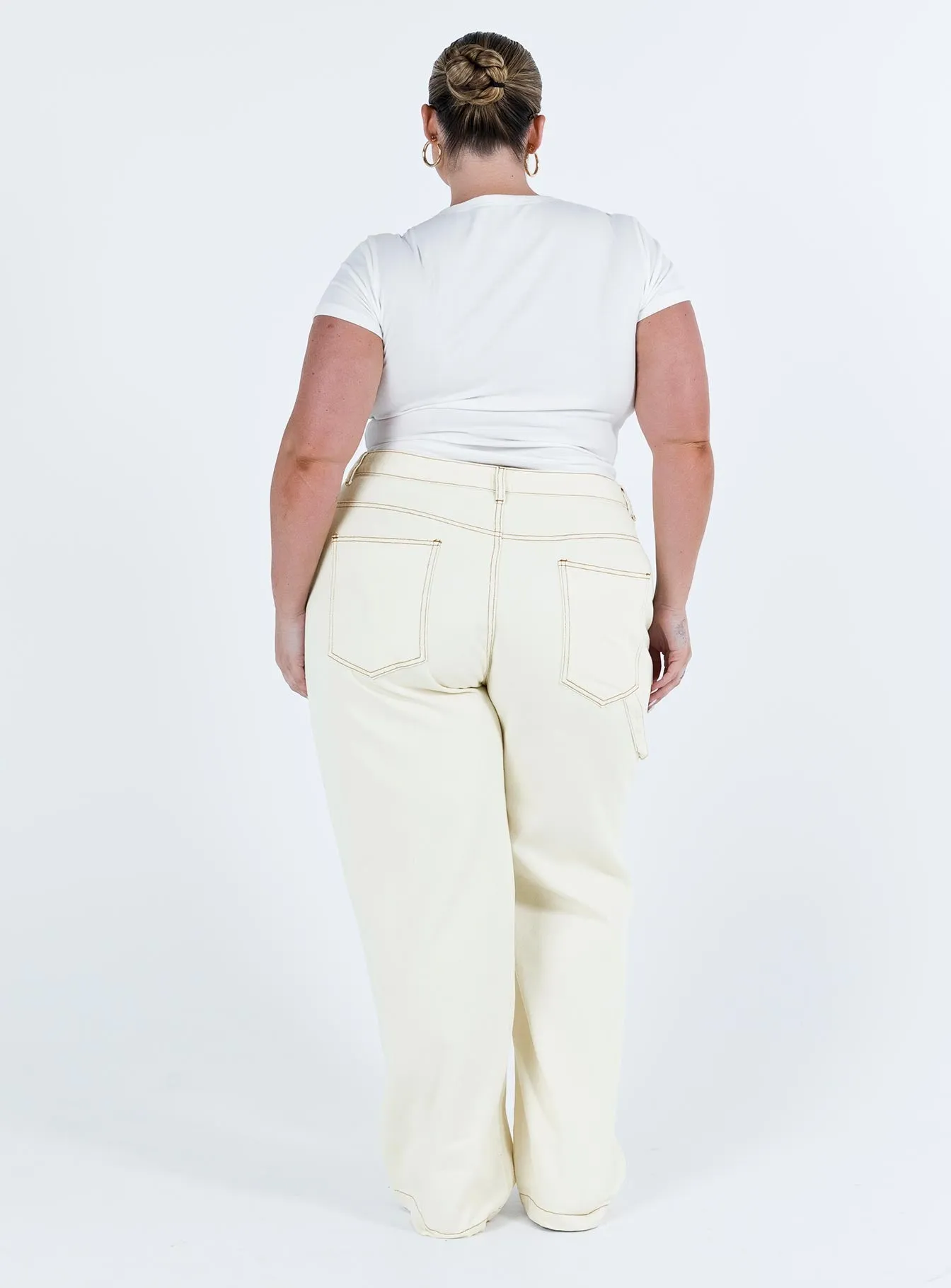 Copeland White Curve Jeans