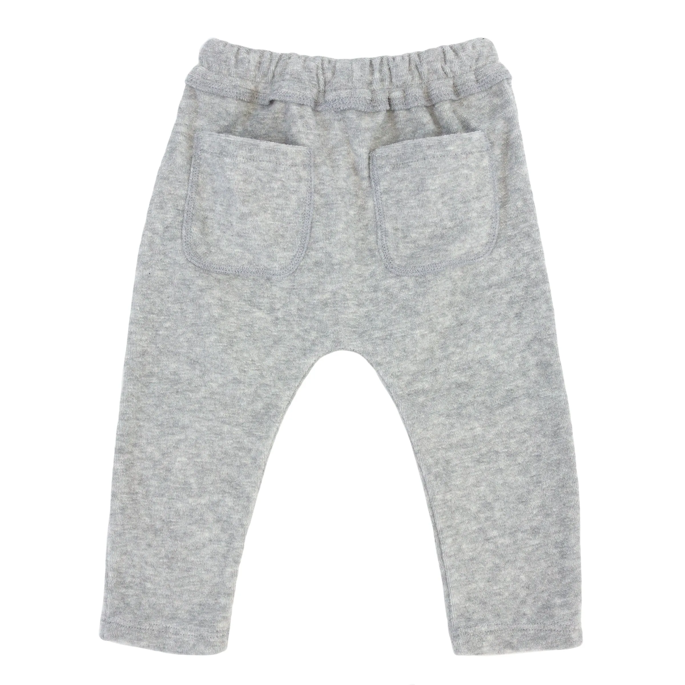 Cotton Terry Brooklyn Jogger Pants - Heather Gray