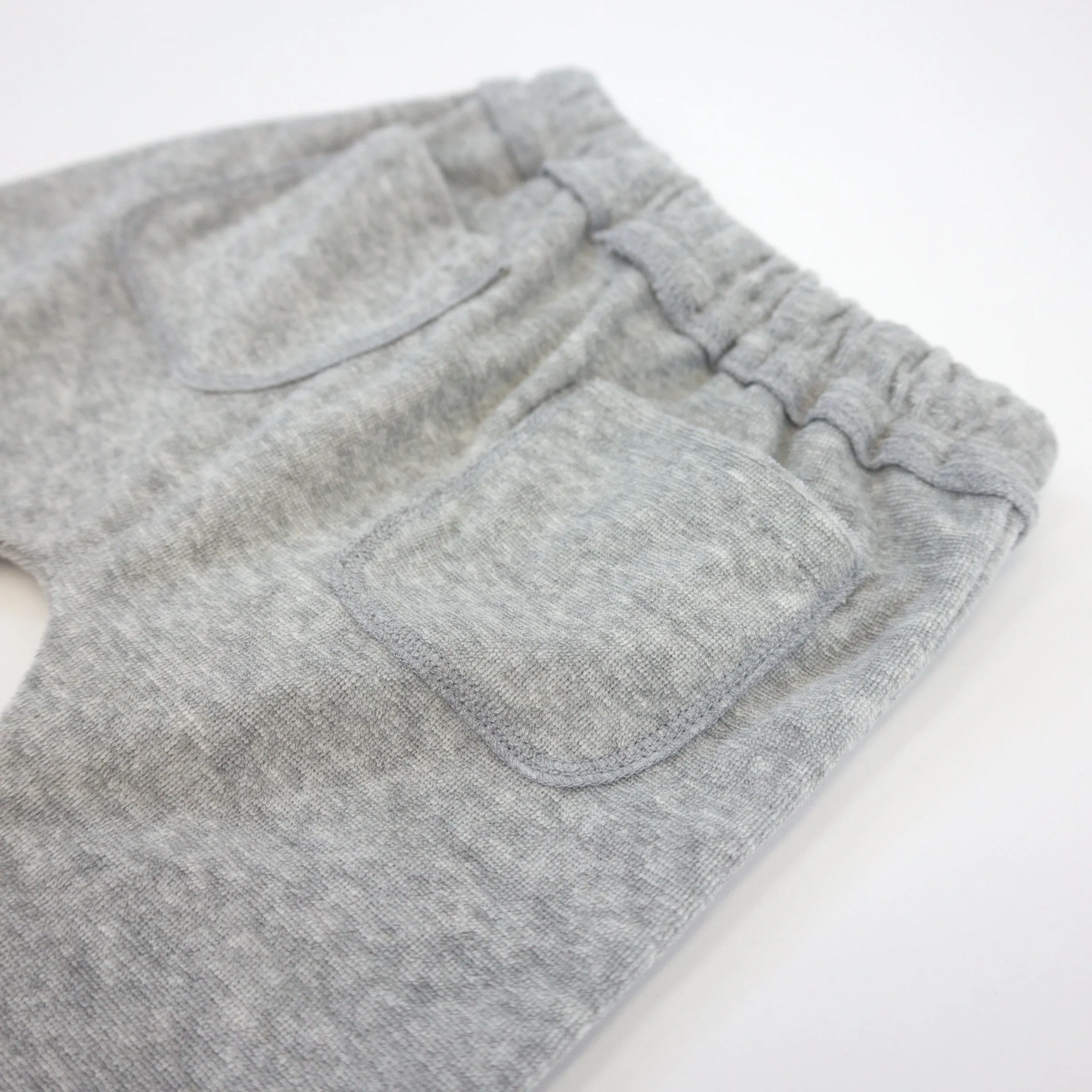 Cotton Terry Brooklyn Jogger Pants - Heather Gray