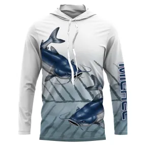 Custom Catfish Fishing UV Protection T-Shirt - Great Gift Idea for Anglers (CT06082222)