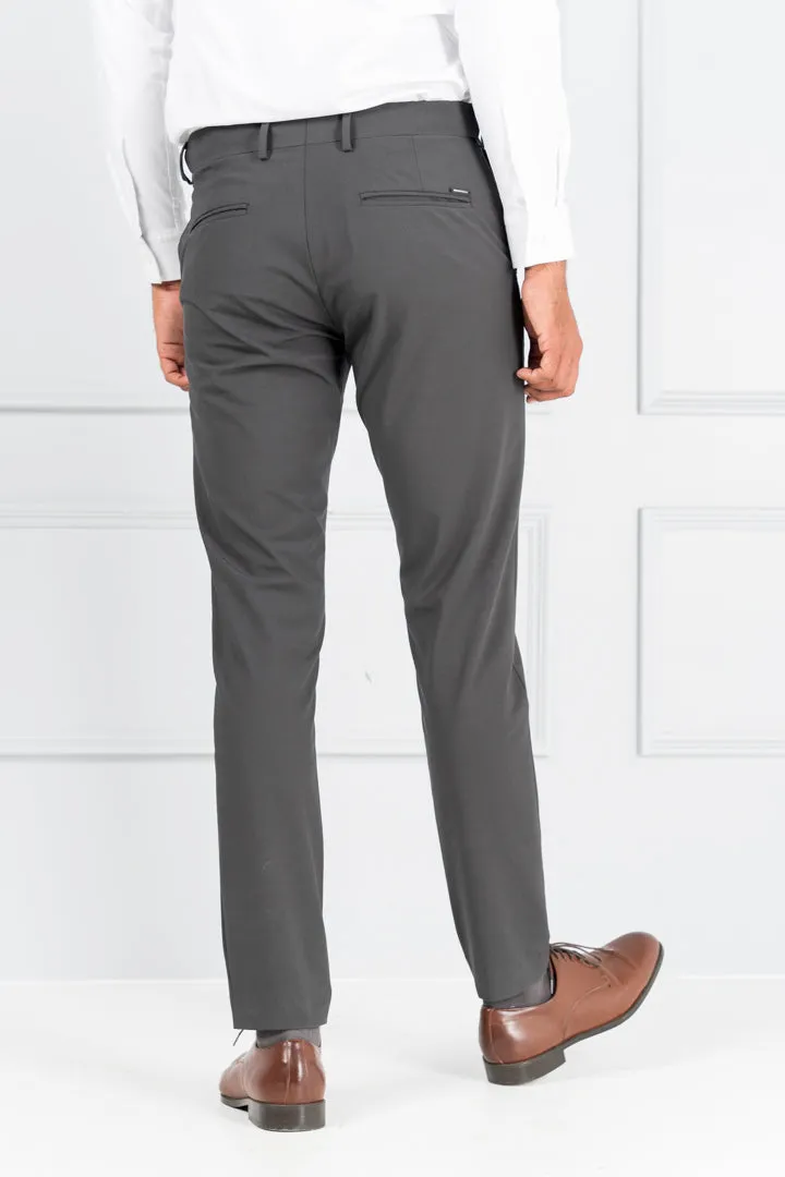 Dark Gray Stretch Dress Pants