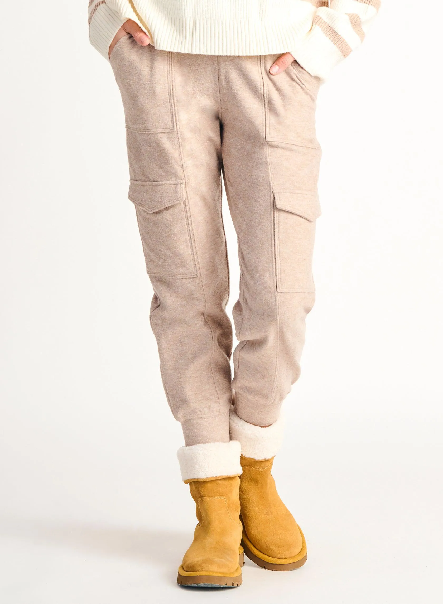 Dex Soft Cargo Joggers Oatmeal Melange