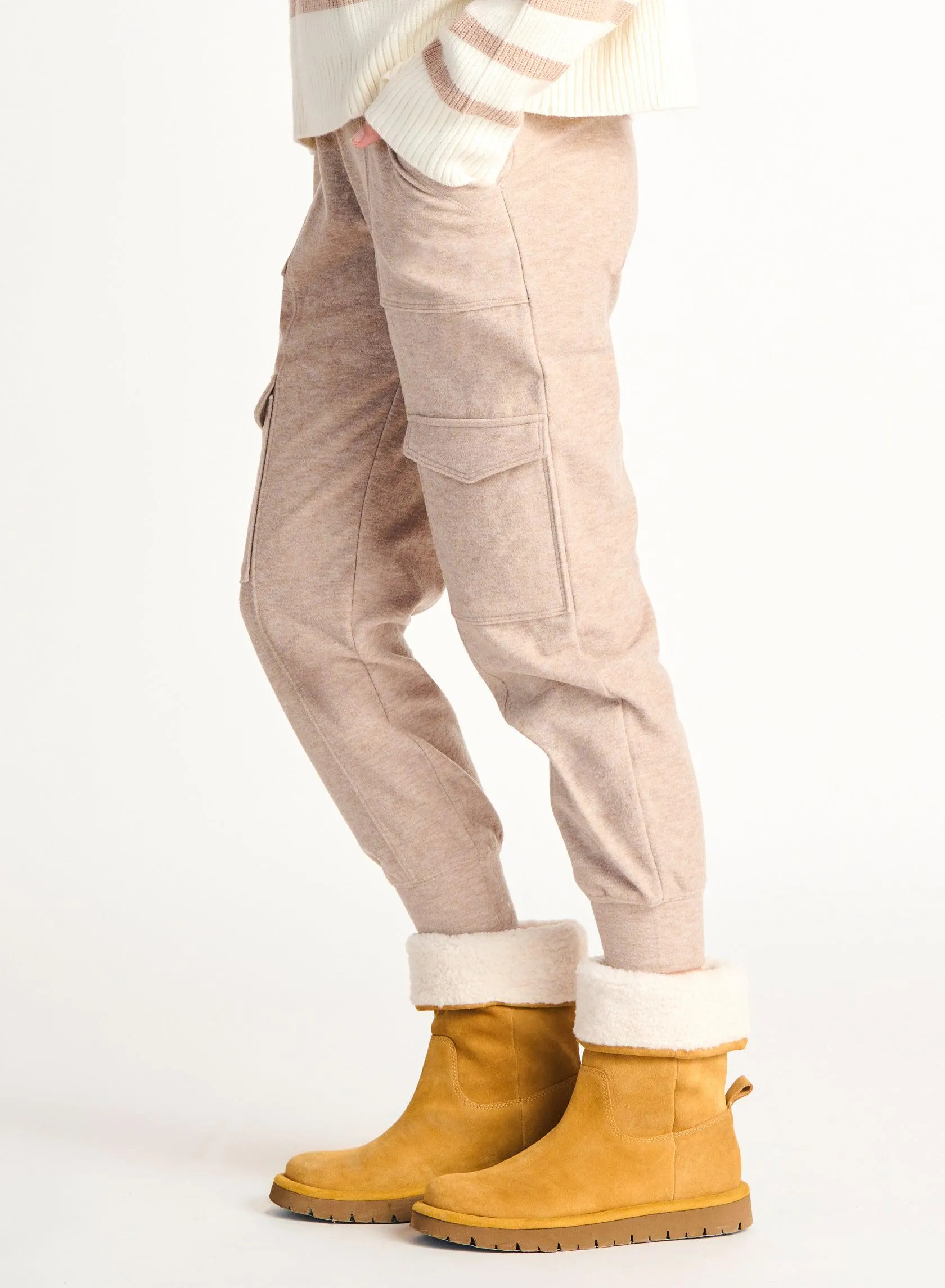 Dex Soft Cargo Joggers Oatmeal Melange