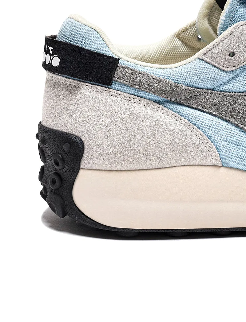 Diadora Women's Race Suede SW Trainer - Dream Blue / Moon Gray