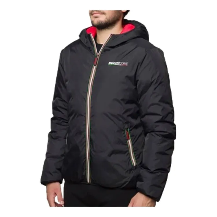 Ducati Men's Reversible Hooded Jacket - Black