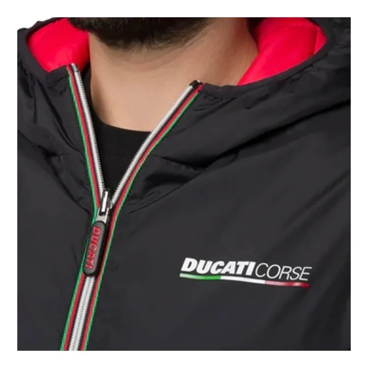 Ducati Men's Reversible Hooded Jacket - Black