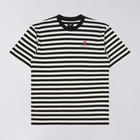 Edwin Striped T-shirt Black/White