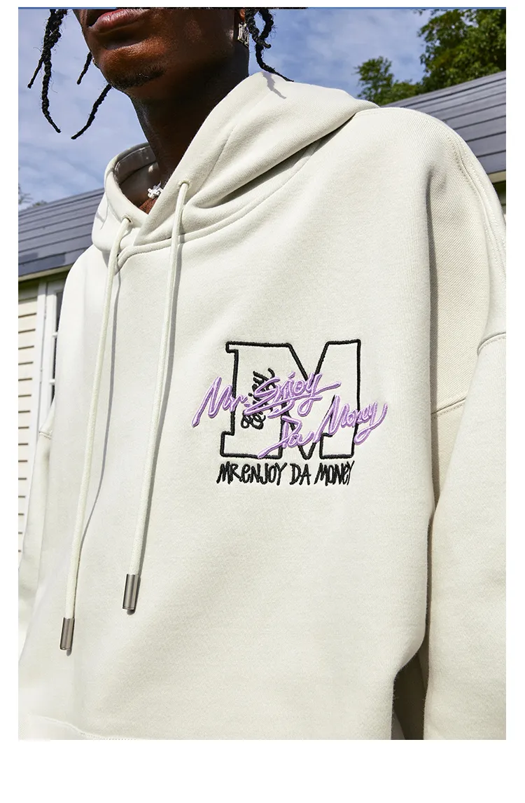 Enjoy Da Money Unisex Street Style Long Sleeves Cotton Hoodies