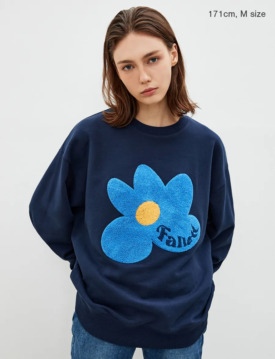 Fallett | Street Style Hoodies & Sweatshirts with Flower Pattern Logo