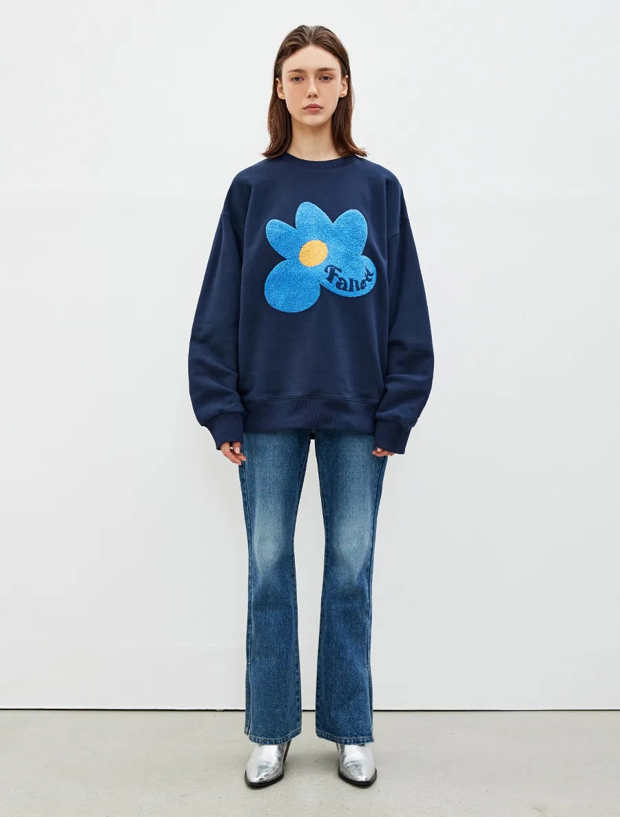 Fallett | Street Style Hoodies & Sweatshirts with Flower Pattern Logo