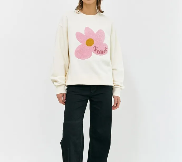 Fallett | Street Style Hoodies & Sweatshirts with Flower Pattern Logo