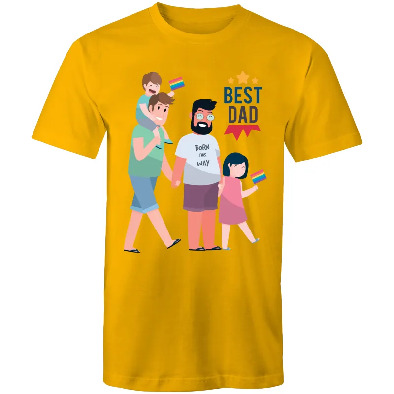 Father's Day T-Shirt for Gay Dads - Best Dad Ever Unisex T-Shirt