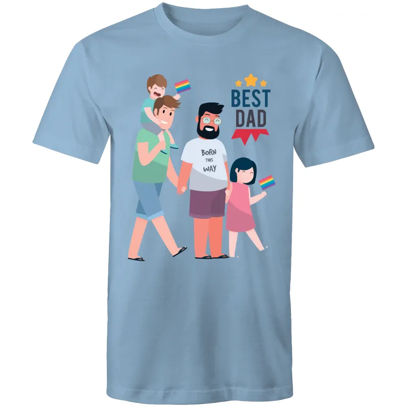 Father's Day T-Shirt for Gay Dads - Best Dad Ever Unisex T-Shirt