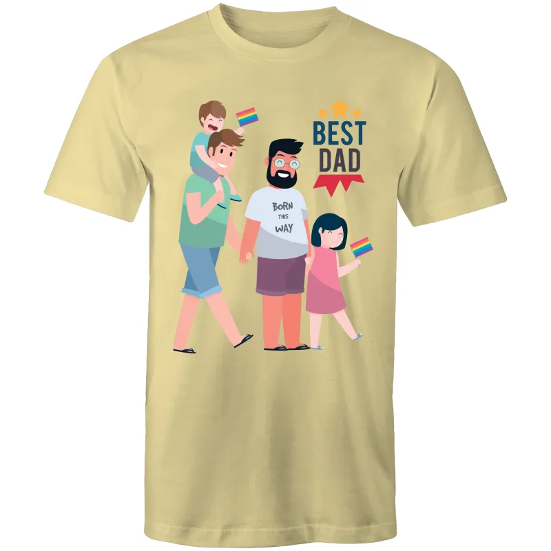 Father's Day T-Shirt for Gay Dads - Best Dad Ever Unisex T-Shirt