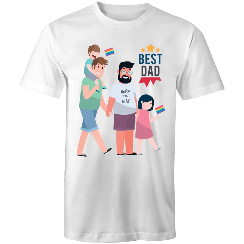 Father's Day T-Shirt for Gay Dads - Best Dad Ever Unisex T-Shirt