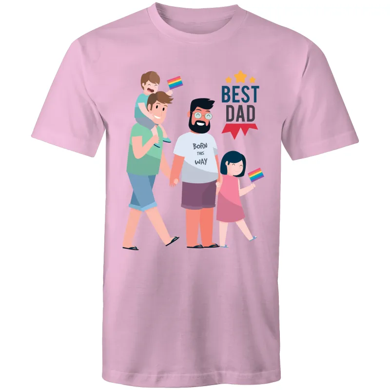 Father's Day T-Shirt for Gay Dads - Best Dad Ever Unisex T-Shirt