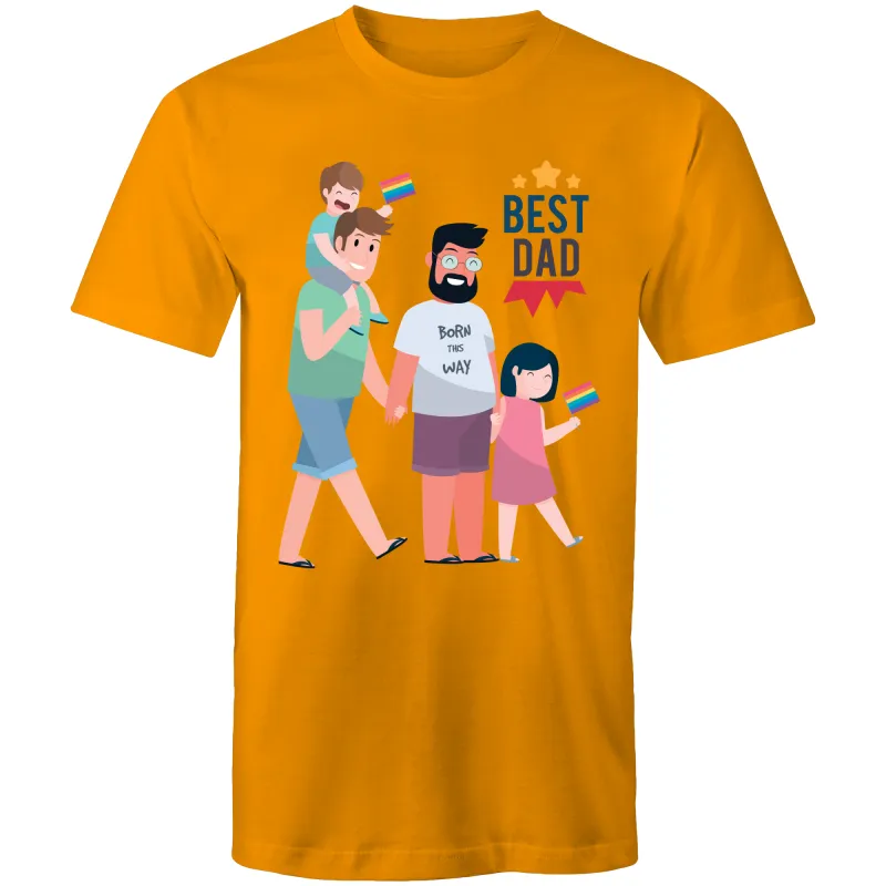 Father's Day T-Shirt for Gay Dads - Best Dad Ever Unisex T-Shirt