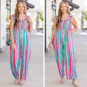 Feature Me Jumpsuit, Multi - Shop Now!