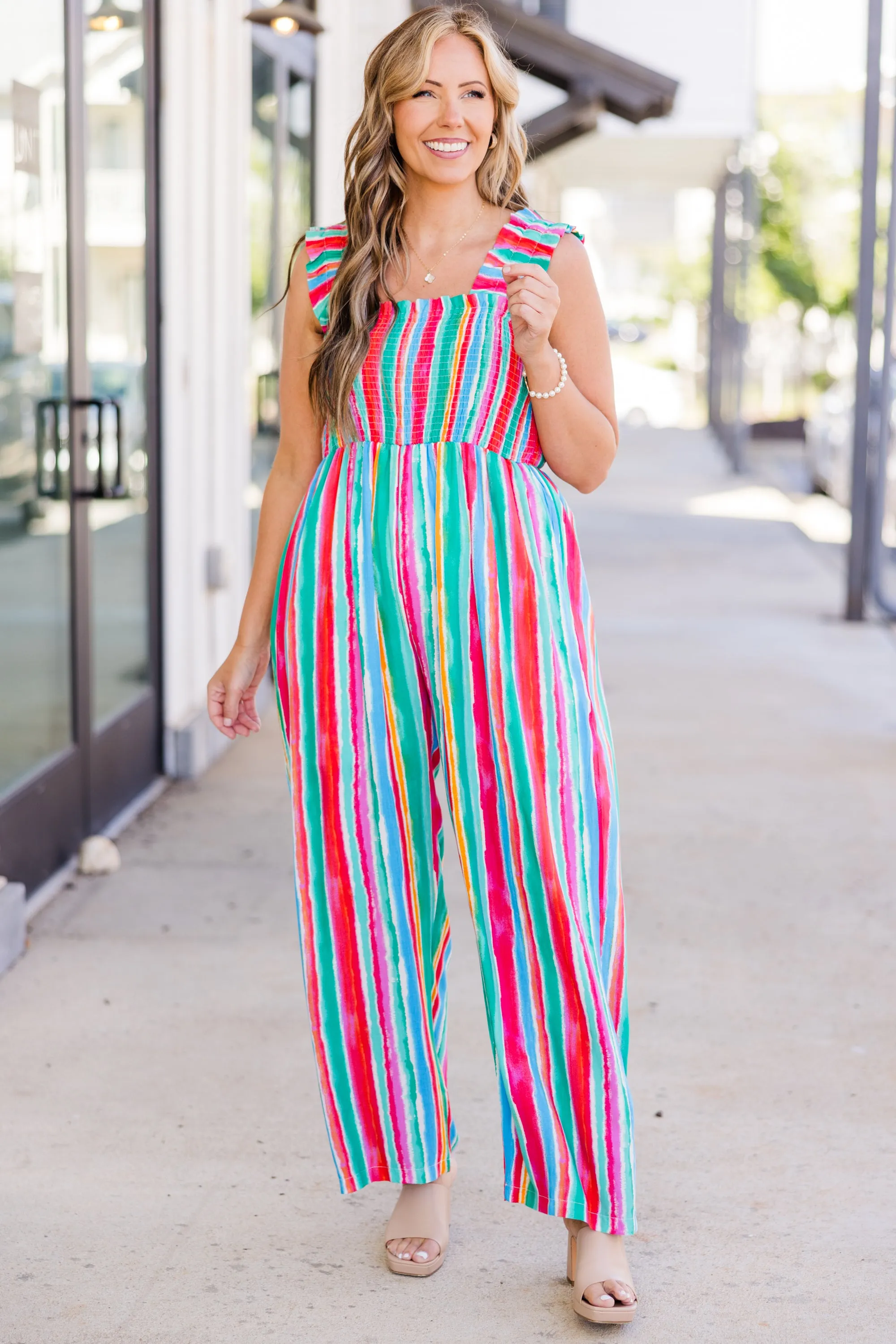 Feature Me Jumpsuit, Multi - Shop Now!