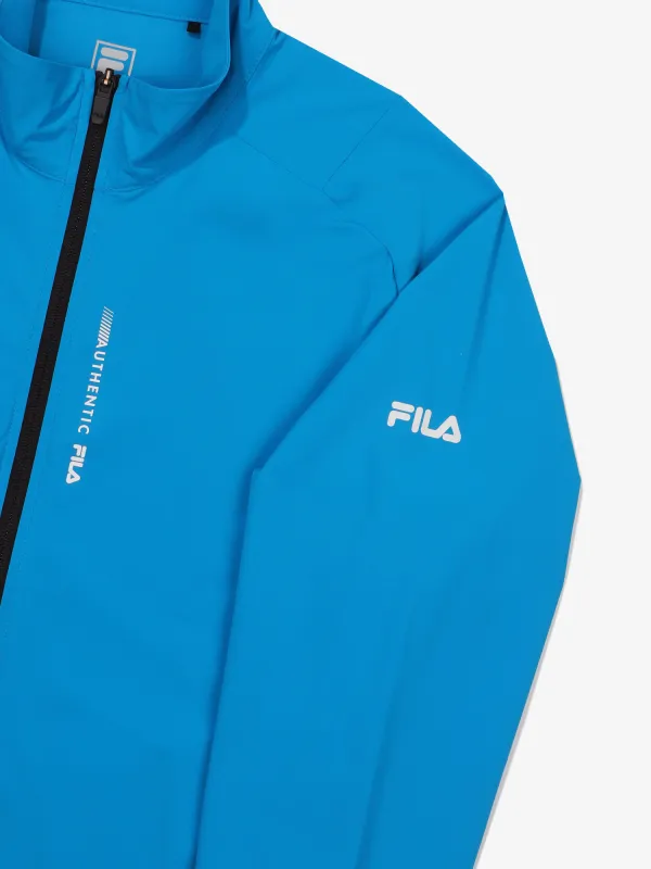 FILA | Nylon Long Sleeve Plain Logo Hoodies - Street Style