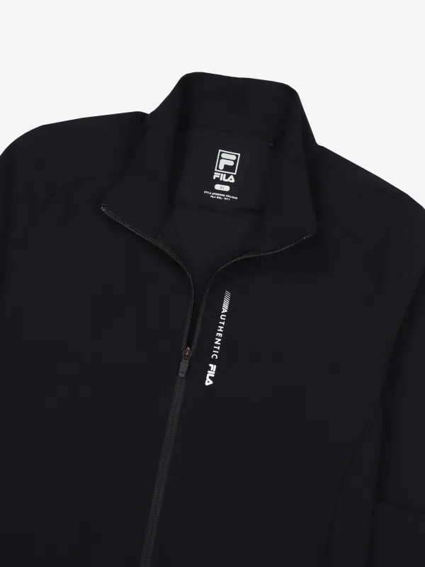 FILA | Nylon Long Sleeve Plain Logo Hoodies - Street Style