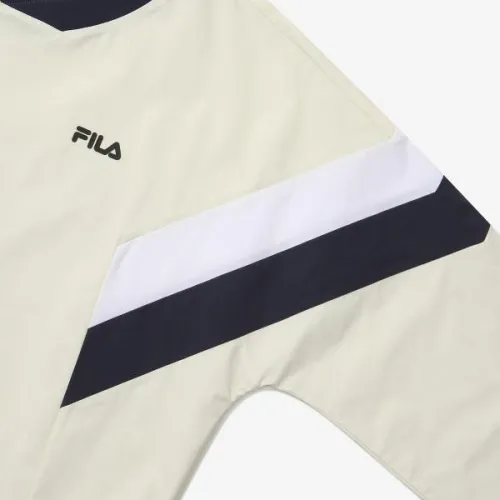 FILA | Unisex Plain Logo Crew Neck Street Style Shirt