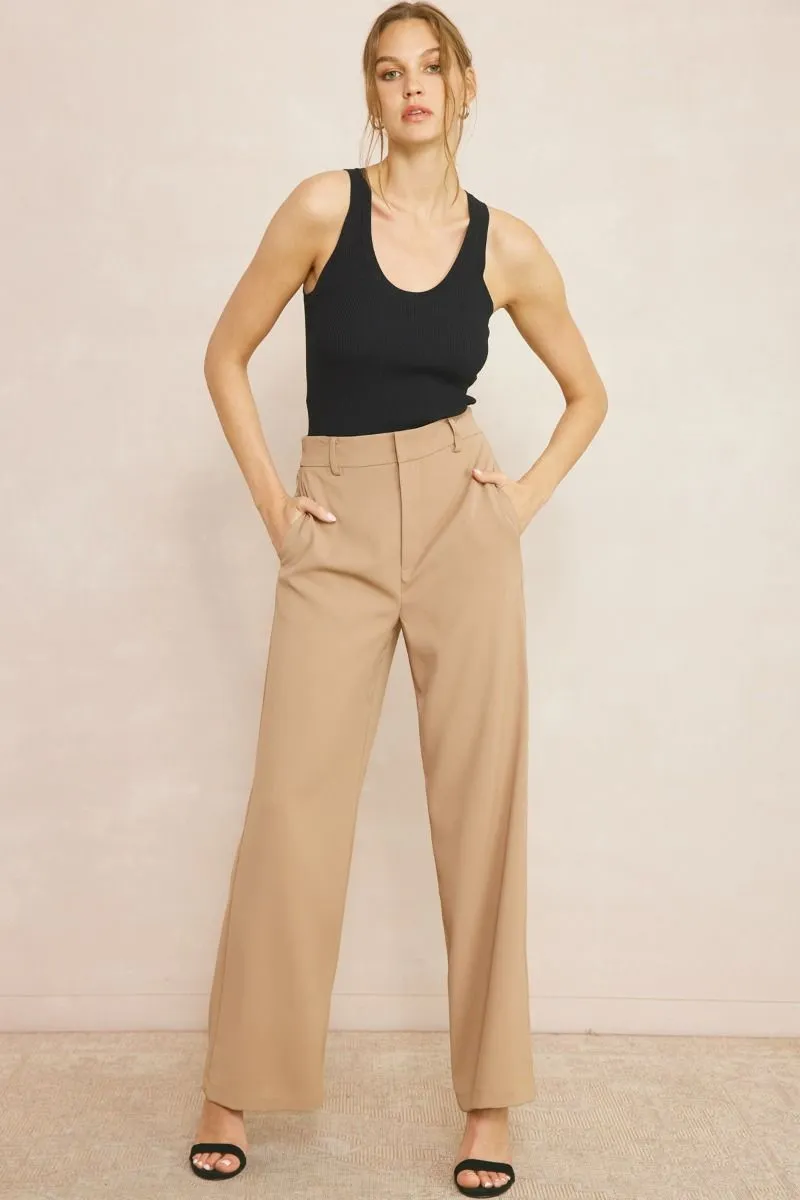 FINAL SALE - Boss Vibes Wide Leg pant- 2 colors!