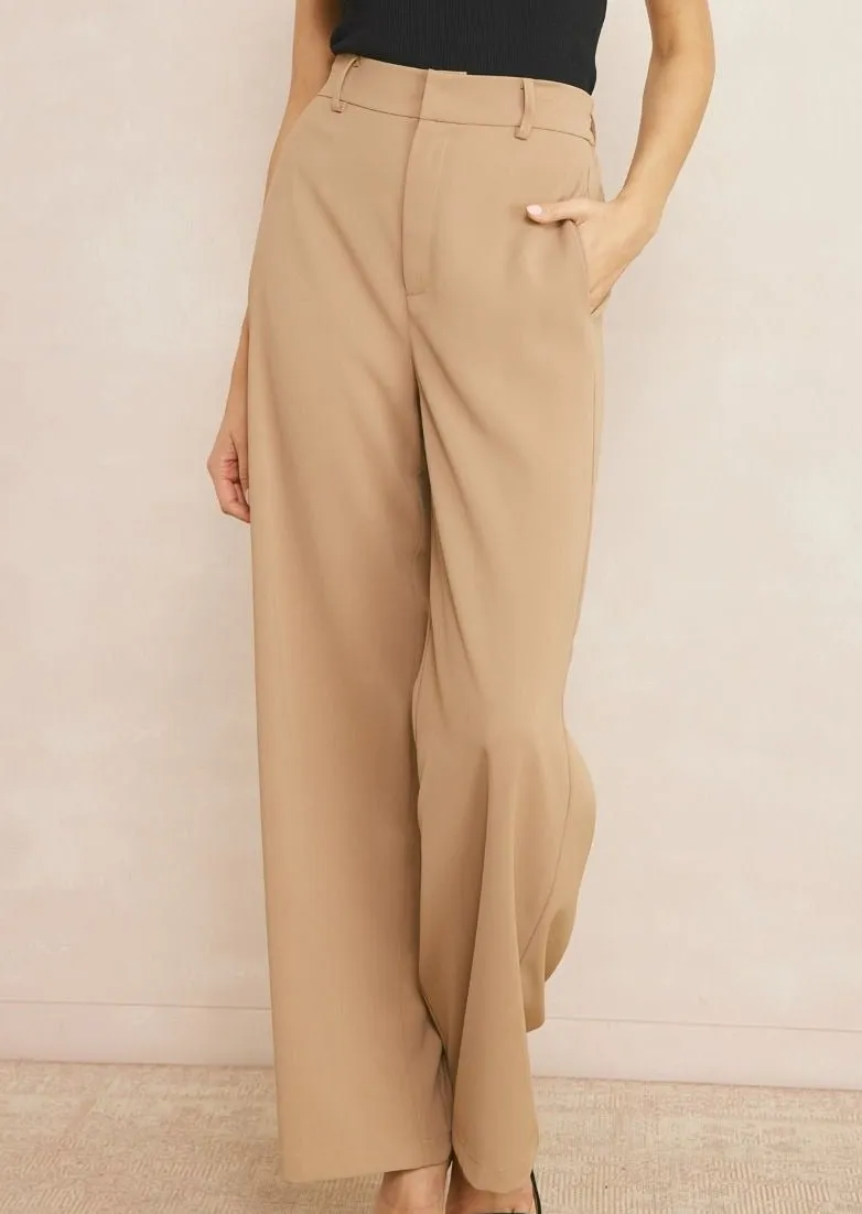 FINAL SALE - Boss Vibes Wide Leg pant- 2 colors!