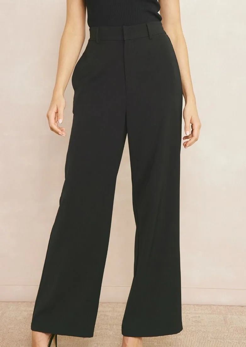 FINAL SALE - Boss Vibes Wide Leg pant- 2 colors!