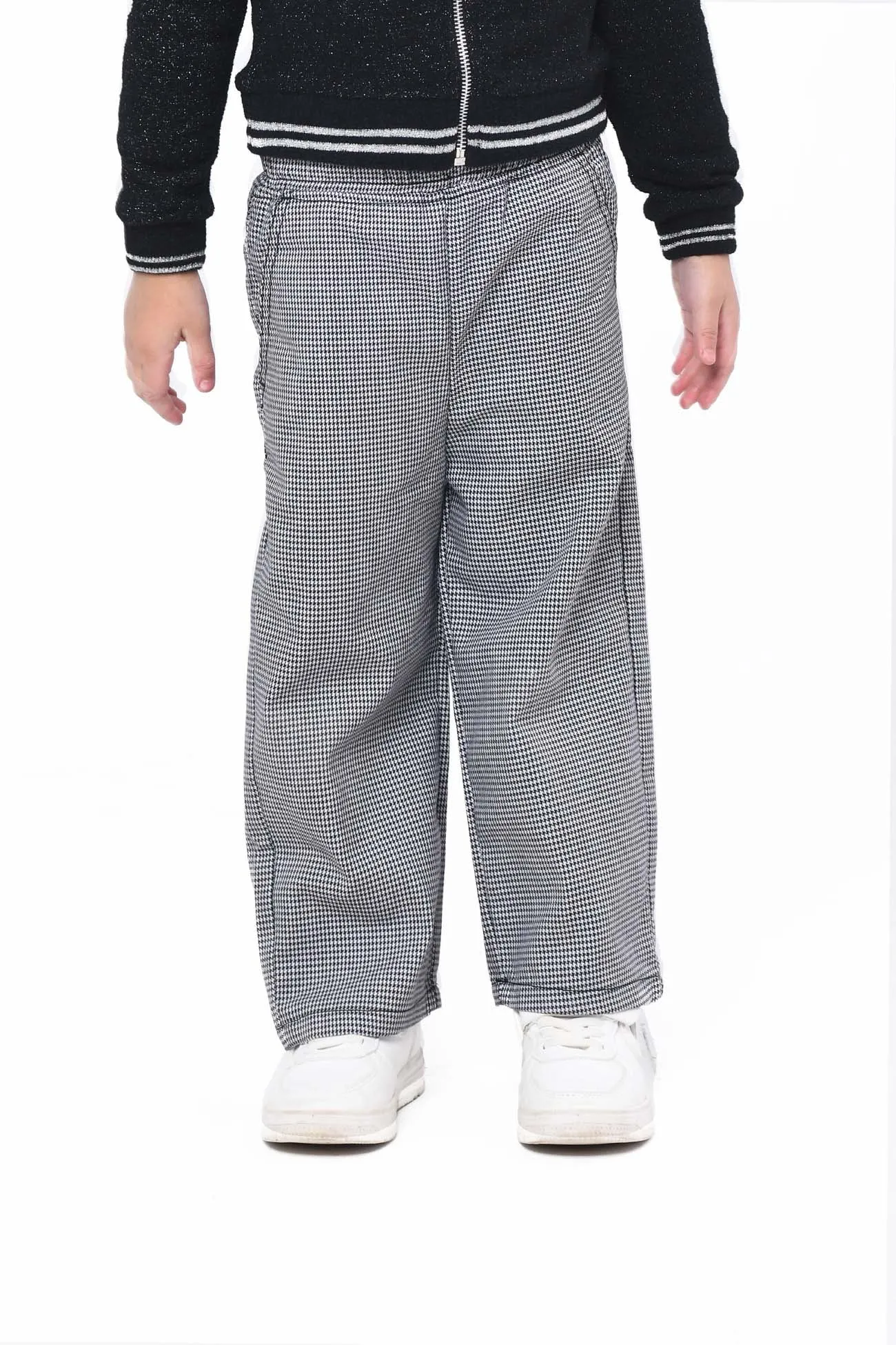 Flare Leg Elastic Waist Pants