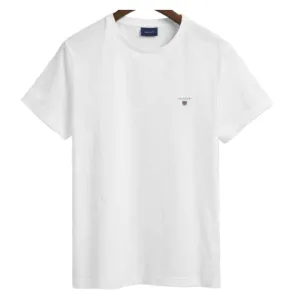 Gant men's white t-shirt: 336462 Original SS