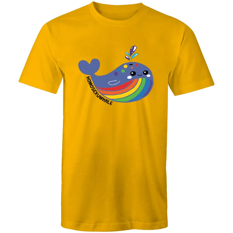 Gay Whale T-Shirt Unisex (Large Size)