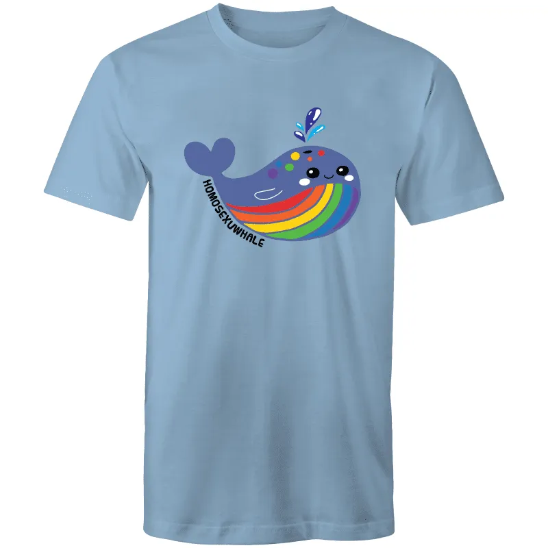 Gay Whale T-Shirt Unisex (Large Size)